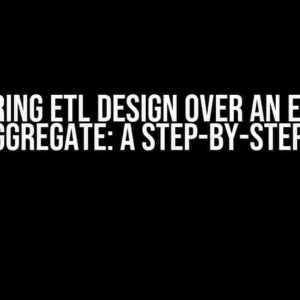 Mastering ETL Design over an Existing DDD Aggregate: A Step-by-Step Guide